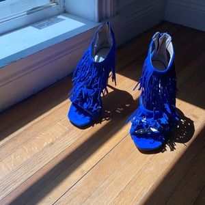 Steve Madden fringe heels